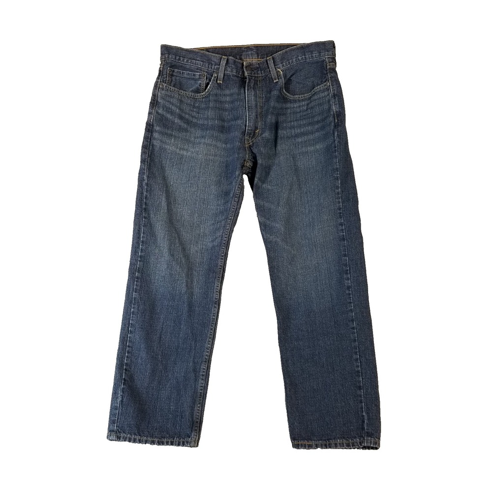 Levi's 559 jeans men's 36 x 30 relaxed‎ fit straight blue denim pants retro